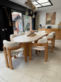 Table SAO en Travertin – vue 1